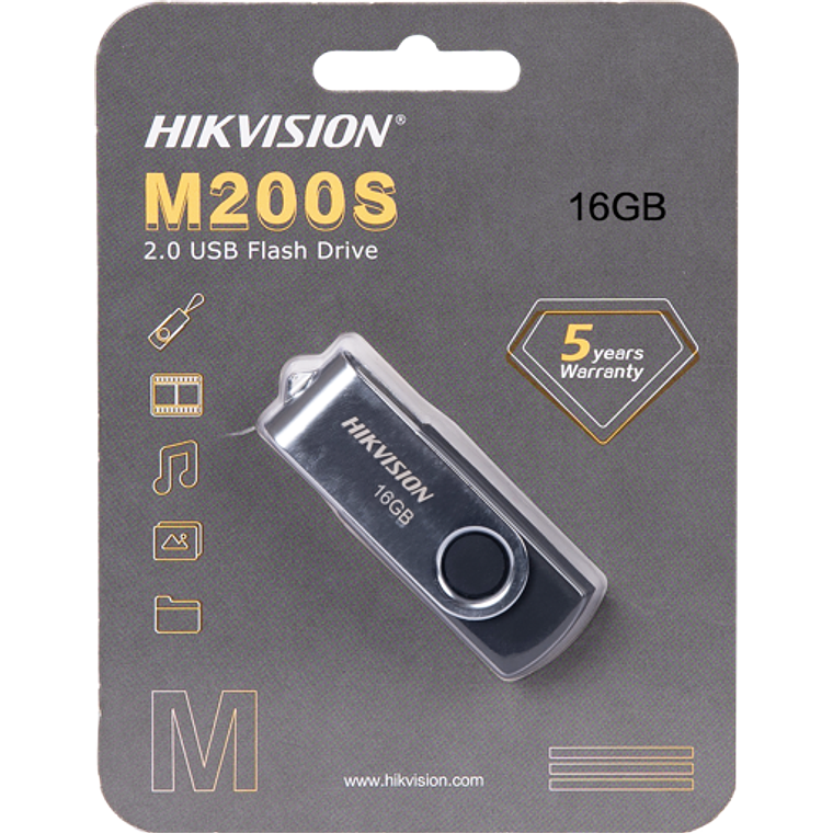 Pendrive 32GB, USB, 2.0, Type- A, Negro 1