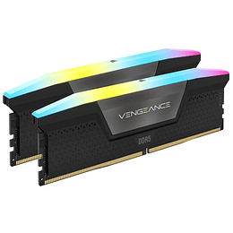Kit Memoria RAM Corsair Vengeance RGB (DDR5, 5200MHz, 32GB (2 x 16GB), CL40, XMP)