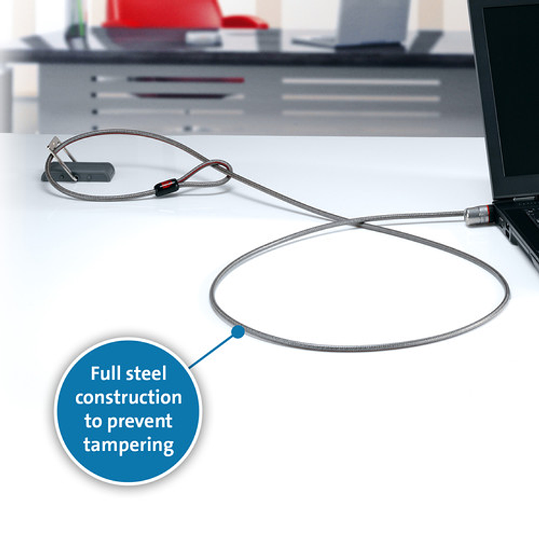 Kensington Punto de Anclaje para Cables Antirrobo, Gris 3