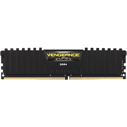 Memoria RAM 8GB CORSAIR Vengeance LPX ( DDR4, módulo,  8 GB , DIMM de 288 contactos, 3000 MHz / PC4-24000, CL16 )