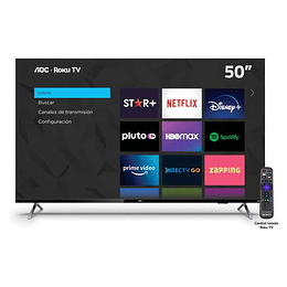 Televisor de 50" (Smart TV AOC Roku TV Led UHD 4K)