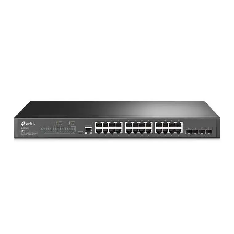 Switch Administrable TP-Link JetStream de 24 Puertos Gigabit L2 con 4 Ranuras SFP - montaje en rack 1