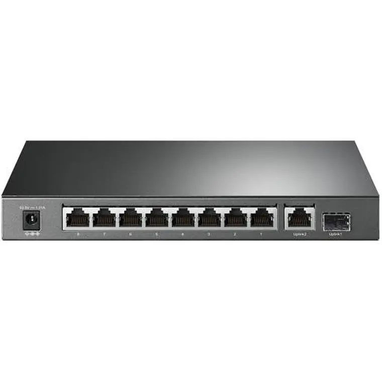 Switch 8 puertos TP-Link TL-SG1210P, 9xRJ45 10/100/1000 Mbps, 1xSFP Gigabit, PoE + 1