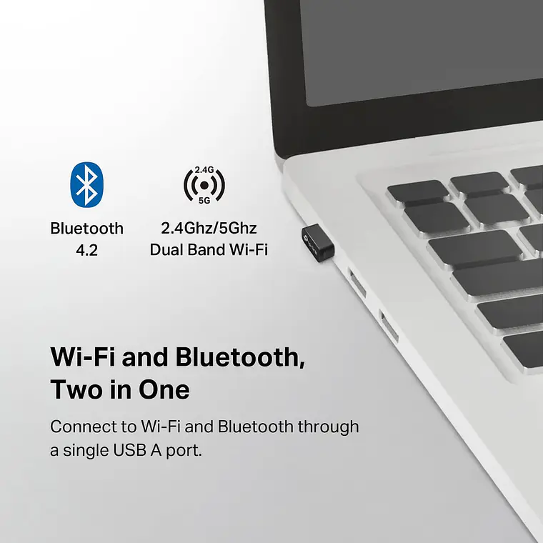 Adaptador de red - USB 2.0 - Wi-Fi 5, Bluetooth 4.2 3