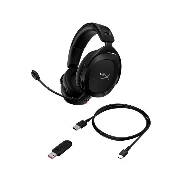 Auricular HyperX Cloud Stinger 2 (Gaming, tamaño completo, 2,4 GHz, inalámbrico,  negro) 4