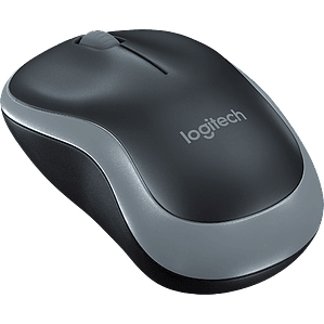 Mouse Inalámbrico Logitech M185 (Optico,  3 botones, inalámbrico, 2.4 GHz, receptor inalámbrico USB, gris vencejo)