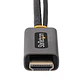 Adaptador HDMI A Macho - DisplayPort Hembra, Negro/Gris - Miniatura 2