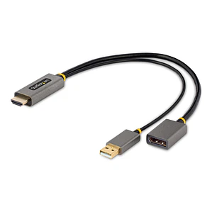 Adaptador HDMI a DisplayPort Hembra, (Activo 4K 60Hz HDMI 2.0 a DP 1.2)