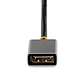 Adaptador HDMI A Macho - DisplayPort Hembra, Negro/Gris - Miniatura 3