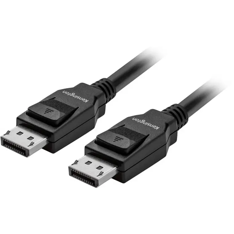 Cable bidireccional pasivo Kensington DisplayPort 1.4 con pestillos (6') 2
