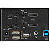 Switch 2 puertos Conmutador KVM HDMI 2.0 4K para 2 Monitores - Vídeo de 4K y 60Hz Ultra HD - HDR