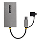 Adaptador USB A/C Macho - 2x HDMI Hembra, Gris - Miniatura 5