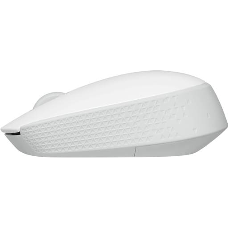 Mouse Inalámbrico Logitech M170 (Ambidiestro, óptico,  3 botones, inalámbrico, 2.4 GHz, receptor inalámbrico USB, blanco hueso) 3