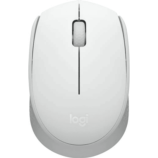 Mouse Inalámbrico Logitech M170 (Ambidiestro, óptico,  3 botones, inalámbrico, 2.4 GHz, receptor inalámbrico USB, blanco hueso)