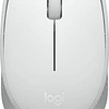 Mouse Inalámbrico Logitech M170 (Ambidiestro, óptico,  3 botones, inalámbrico, 2.4 GHz, receptor inalámbrico USB, blanco hueso)