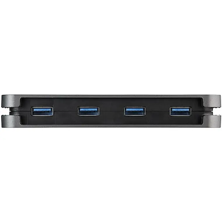 Hub USB A Macho - 4x Puertos USB A 3.0, 5000 Mbit/s, Negro/Gris 4