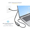 Adaptador USB-C a Ethernet - Adaptador USB 3.0 de Red Ethernet Gigabit 10/100/1000 Mbps