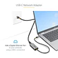 Adaptador USB-C a Ethernet - Adaptador USB 3.0 de Red Ethernet Gigabit 10/100/1000 Mbps - Miniatura 3