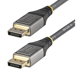 Cable de 2m DisplayPort 1.4 Certificado VESA - 8K de 60Hz HDR10 - Vídeo Ultra HD 4K de 120Hz 