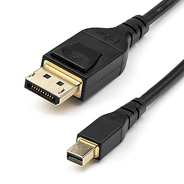 Cable Adaptador de 2m Mini DisplayPort a DisplayPort 1.4 - HDR de 8K 60Hz HBR3