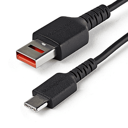 Cable de 1m Adaptador Bloqueador USB de Datos – Adaptador USB a USB-C 