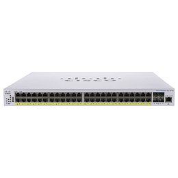 Switch 48 puertos Cisco CBS350-48P-4G-NA conmutador GE PoE 4x1G SFP