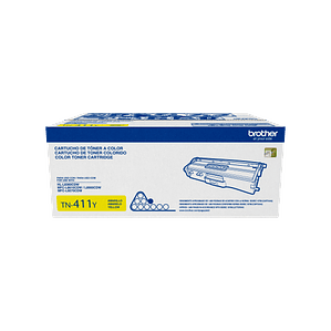 Cartucho de toner Brother TN-411Y color Amarillo 