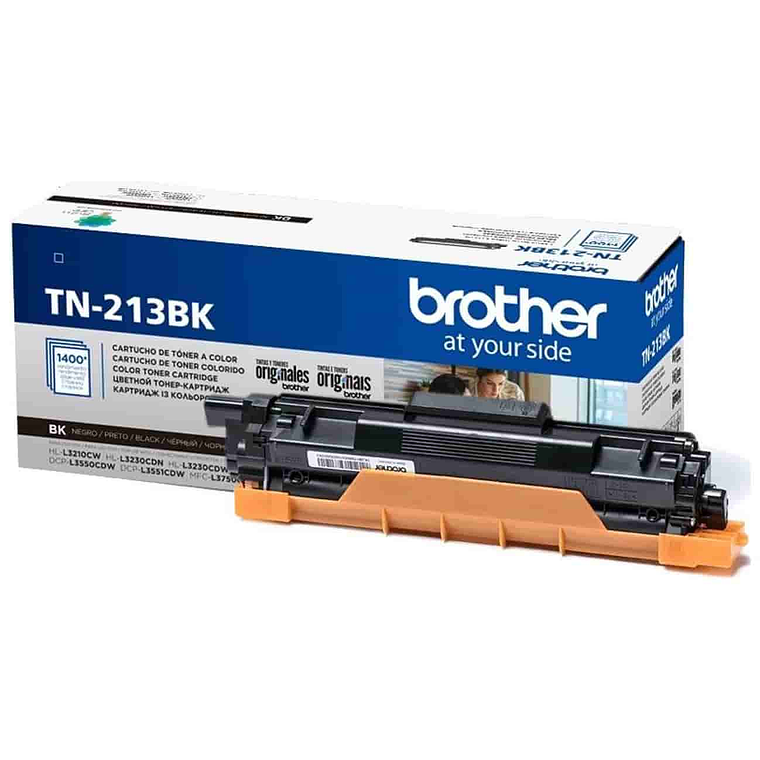 cartucho de Tóner Brother TN213BK color Negro 1