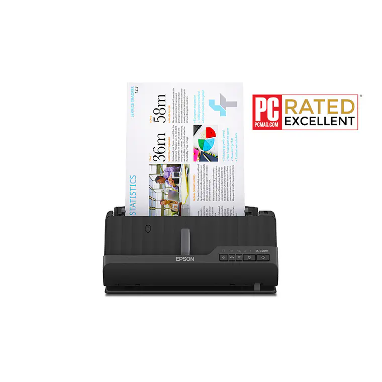 Escaner Epson WorkForce ES-C320W con Wifi  2