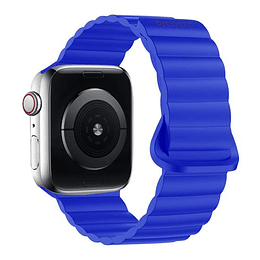 Banda para Apple Watch 40/41 mm de Silicona Tracción Magnética Loop Decoded azul