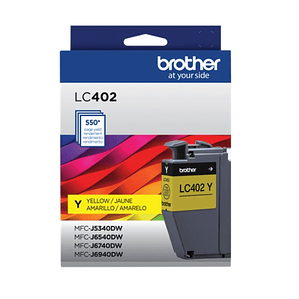 Cartucho de Tinta Brother LC402YS color Amarillo 