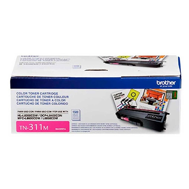 Cartucho de tóner Brother TN311M color magenta 1
