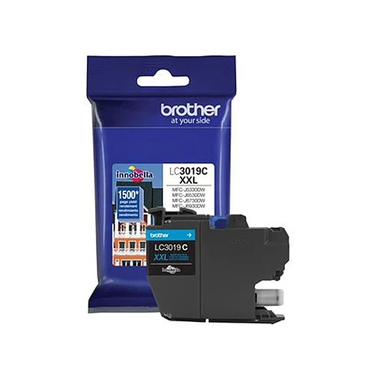 Cartucho de tinta Brother LC3019C XXL color cián 1