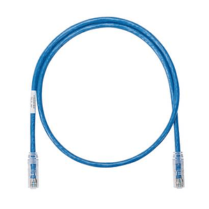 Cable de red UTP Panduit, categoría 6A NetKey™, 26 AWG, 0,9mts, Azul