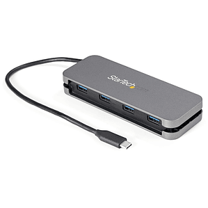 Hub Ladrón USB C de 4 Puertos - 4x USB-A - Concentrador USB 3.0 Tipo C de 5Gbps (USB 3.2 Gen 1) 