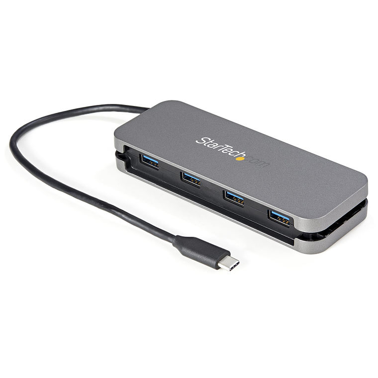 Hub Ladrón USB C de 4 Puertos - 4x USB-A - Concentrador USB 3.0 Tipo C de 5Gbps (USB 3.2 Gen 1)  1