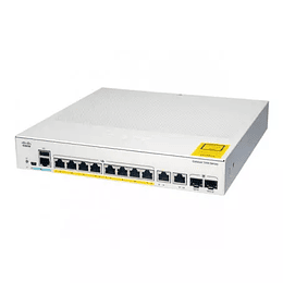 Switch 8 puertos Cisco Catalyst 1000-8P-2G-L, Gestionado, 4 x 10/100/1000 PoE+