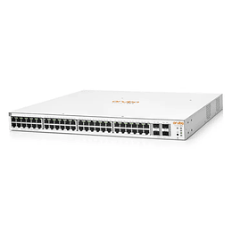 Switch 48 puertos HPE Aruba Instant On 1830 48G 24p Class4 PoE 4SFP 370W  Conmutador inteligente rack - PoE+ (370 W)