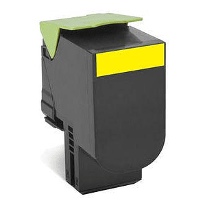 Cartucho de Toner Lexmark 808HY (Color amarillo) 