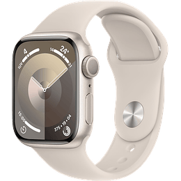 Apple Watch S9 GPS aluminio blanco estrella 41mm (Talla S/M)