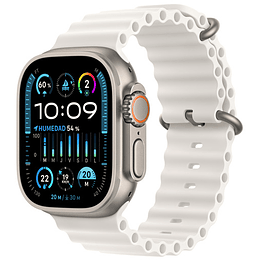 Apple Watch Ultra 2 GPS+Cellular titanio 49mm Correa Ocean blanca