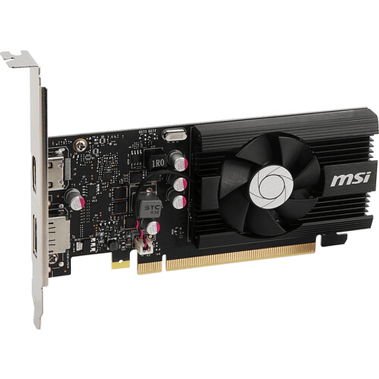 Tarjeta gráfica OC de perfil bajo MSI GeForce GT 1030 4GD4