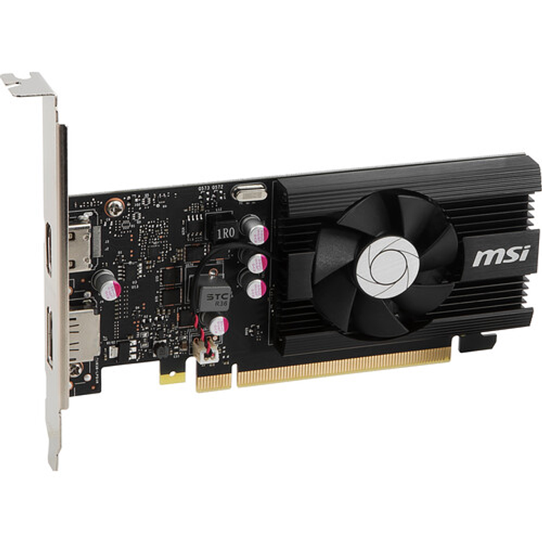 Tarjeta gráfica OC de perfil bajo MSI GeForce GT 1030 4GD4 2