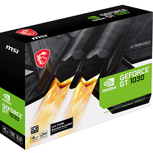 Tarjeta gráfica OC de perfil bajo MSI GeForce GT 1030 4GD4