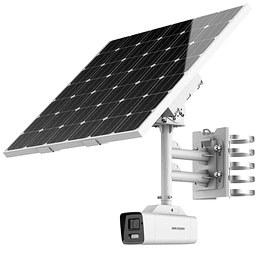 Kit de cámara de red 4G con energía solar tipo bala varifocal motorizada de 4MP