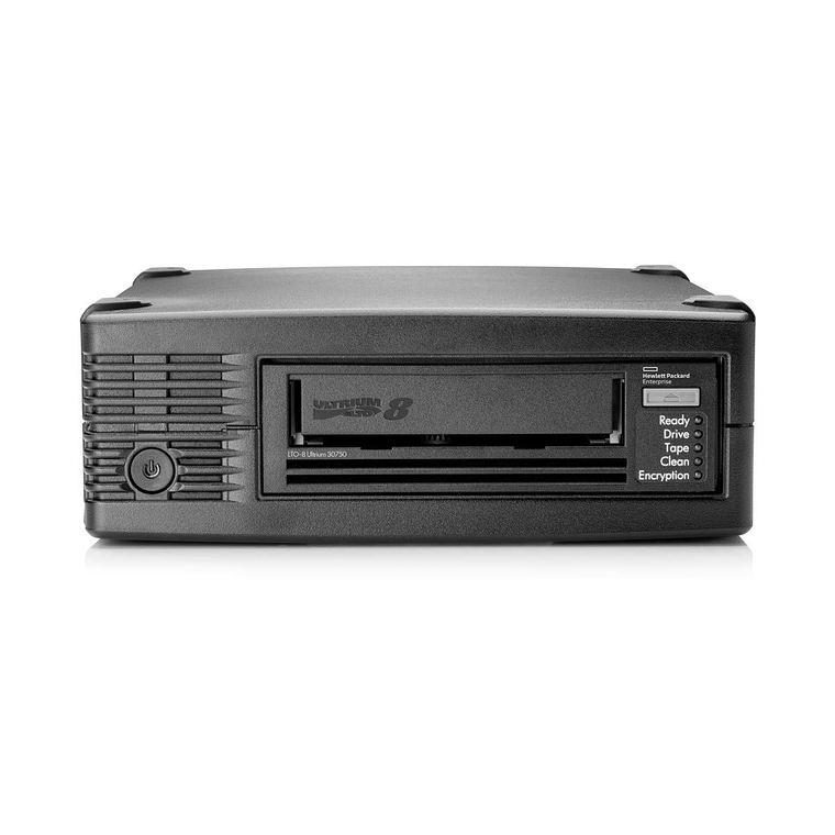 Unidad de cinta externa HPE StoreEver LTO‑8 Ultrium 30750 1