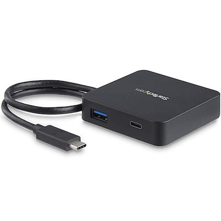 Adaptador Multipuertos USB Tipo C para Notebook - Docking Station USB-C con Red HDMI 4K y USB-A 3