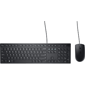 Kit teclado y mouse Dell - Cableado - KM300C -LTN