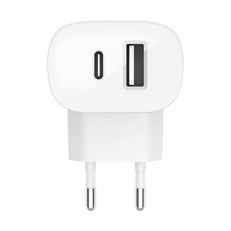 Cargador de pared 37W USB-C + USB-A Belkin Blanco 2