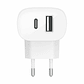 Cargador de pared 37W USB-C + USB-A Belkin Blanco - Miniatura 2